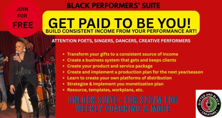 Black Performers' SUITE!