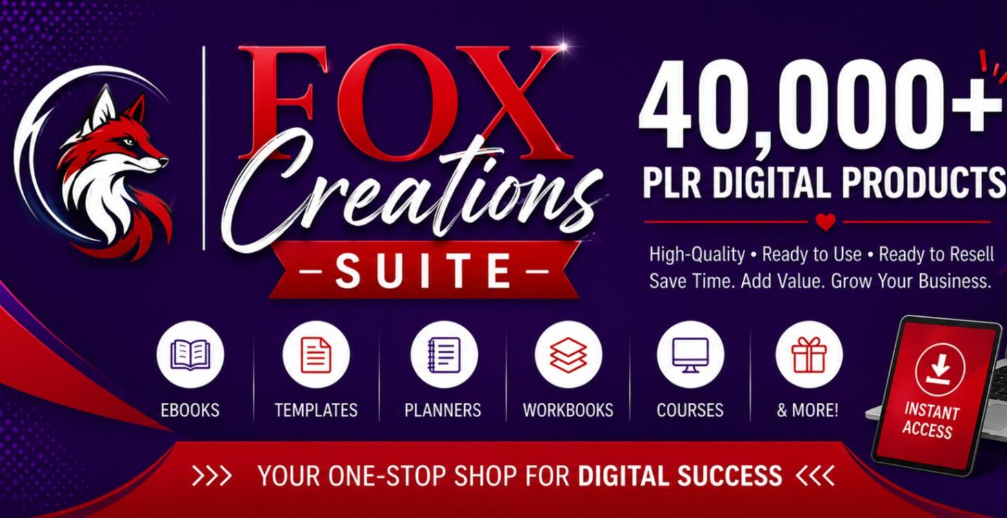 Fox Creations Suite (40,000+ PLR)
