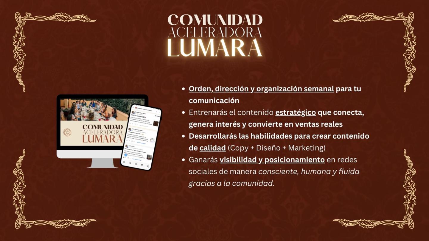 Comunidad Aceleradora Lumara™