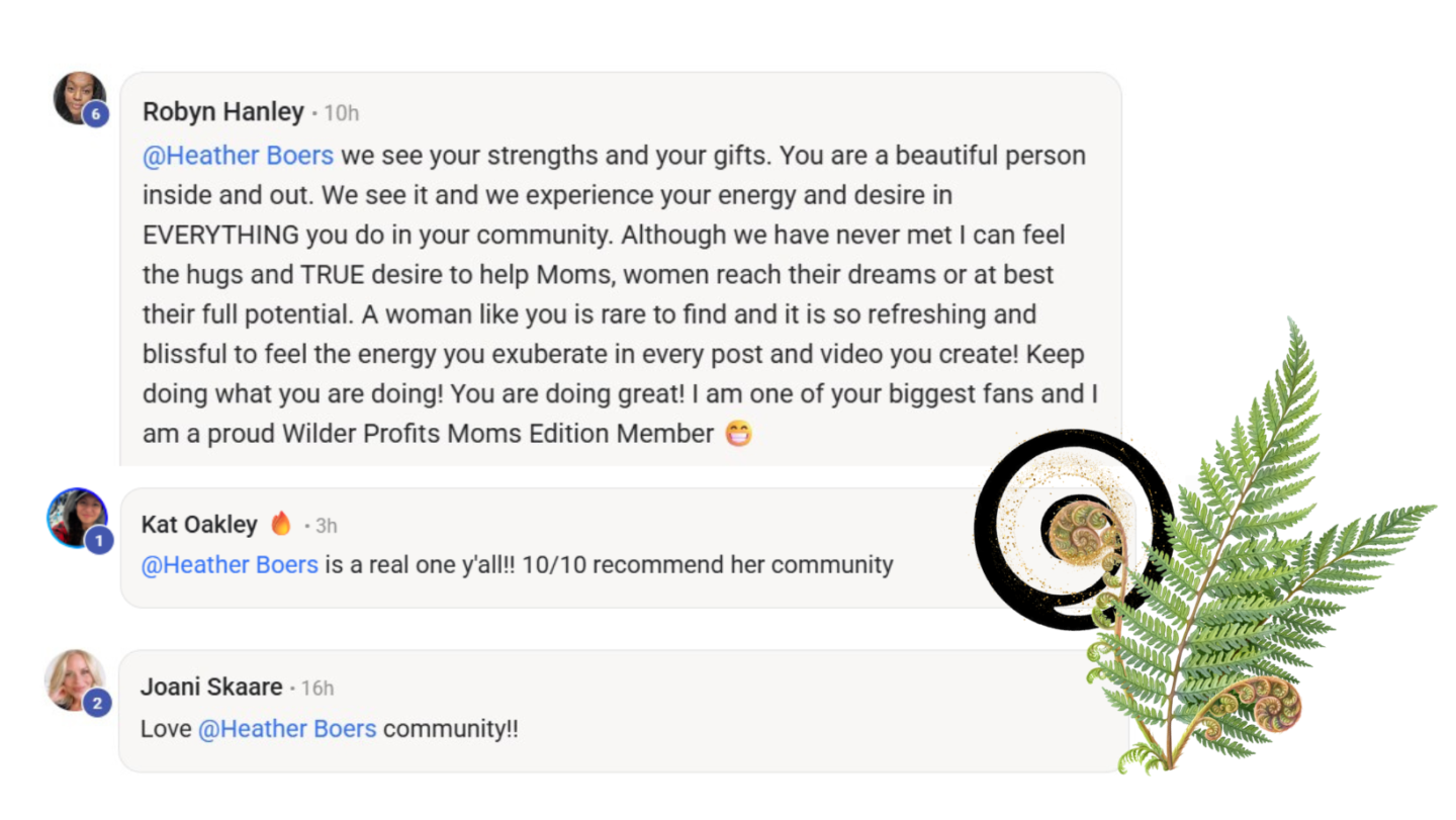 Wilder Profits | Mom's Edition