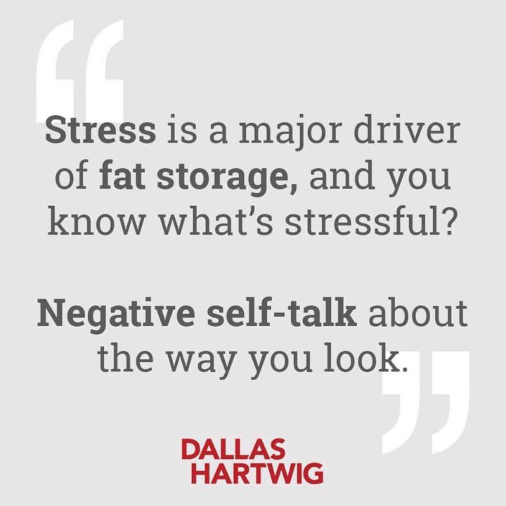 Let’s talk stress + fat loss 👇