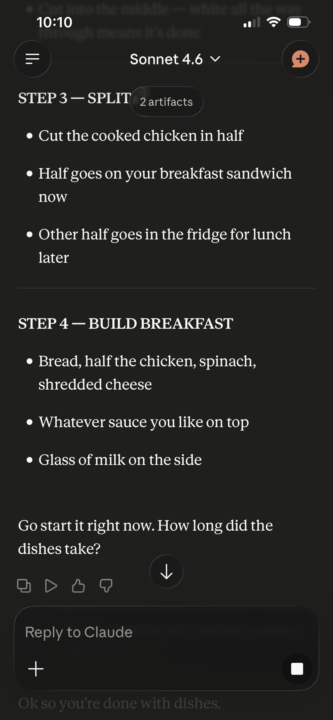 I ask ai what should I make and this is what I got