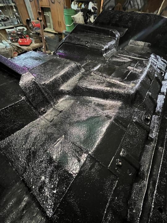 Undercoating on the k10 cab