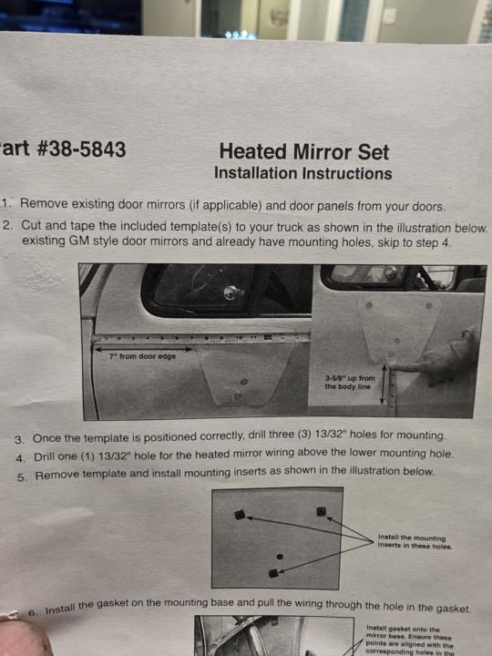 Warning about lmc heated mirrors