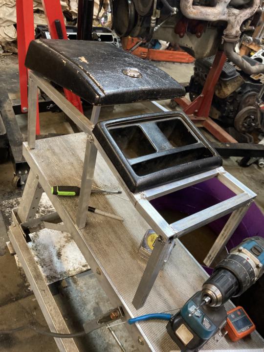 Square body center console update