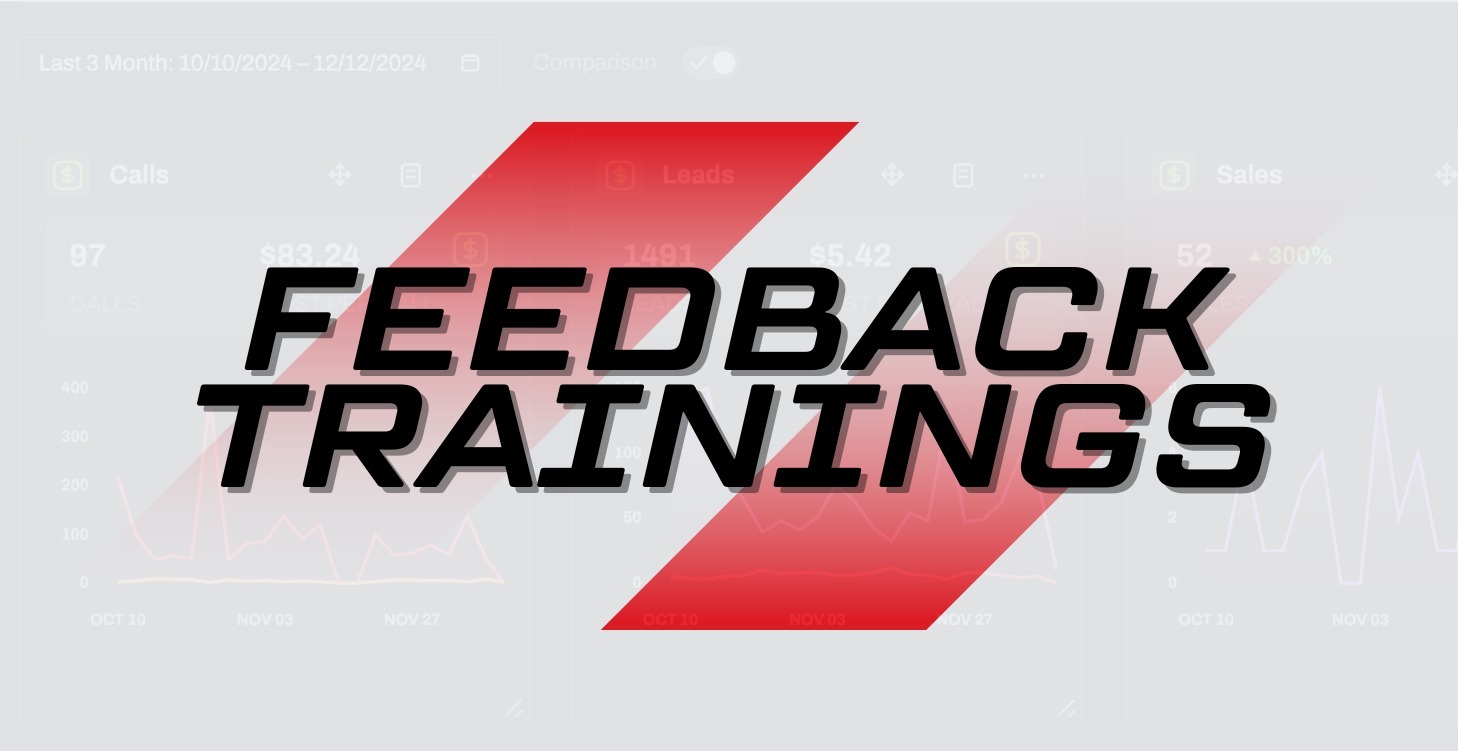 Feedback Trainings (Valuable!)