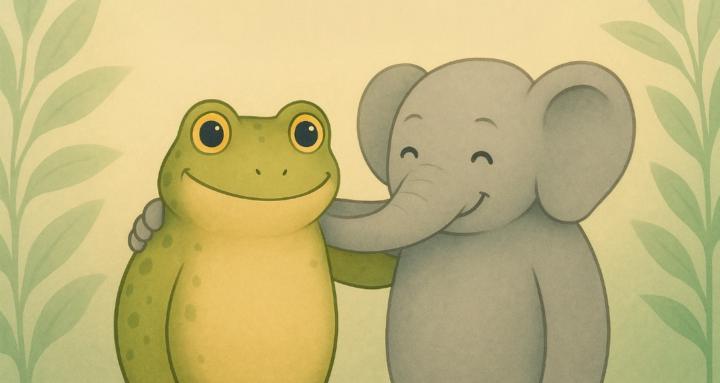 Frog & Elephant