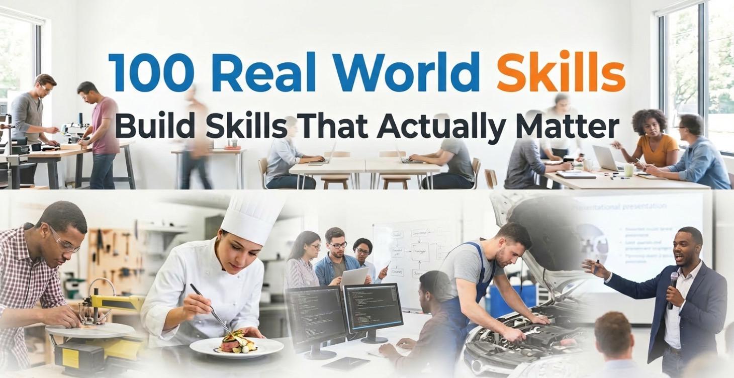100 real world skills step by step