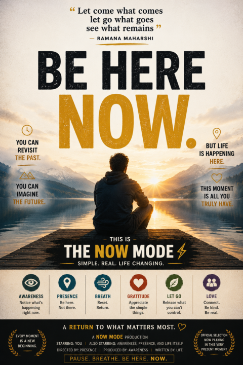 Be here NOW!