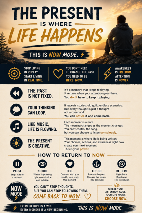 The present is where life happens… 