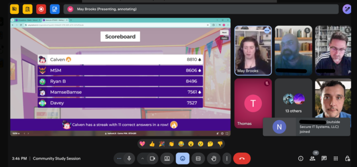 Who's coming to hang with May Brooks again on Sat? 👀 (cryptography) 