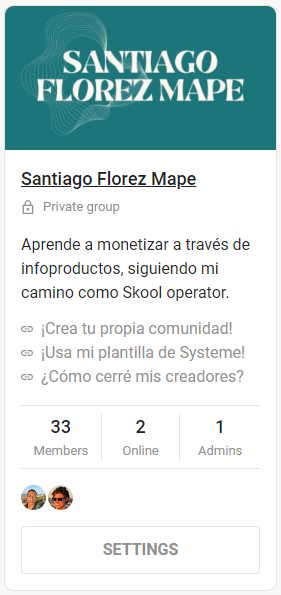 Ya somos 33 miembros y tuvimos nuestra primera llamada!🎉