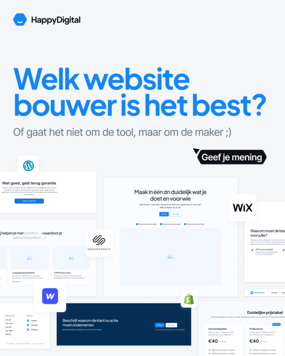 Welke website bouwer is het best?