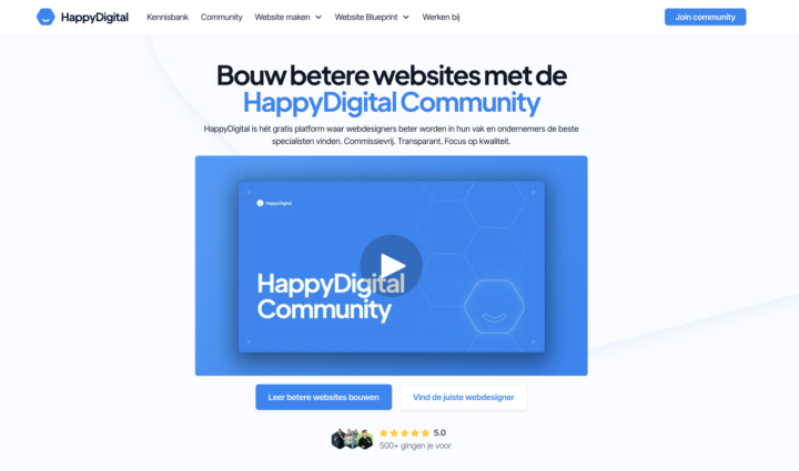 De volgende stap: nieuwe website, nieuwe communityfase