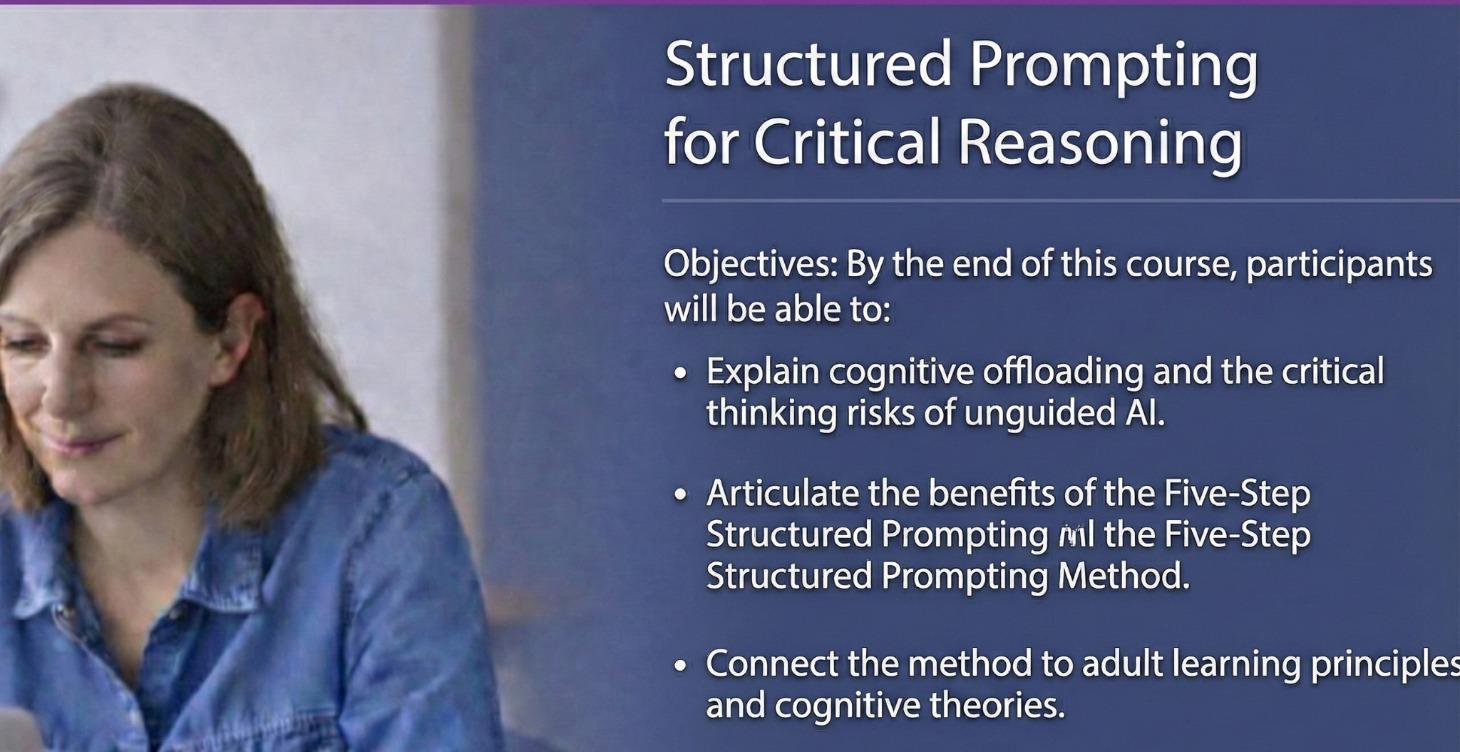 Structured Prompting for Critical Reasoning