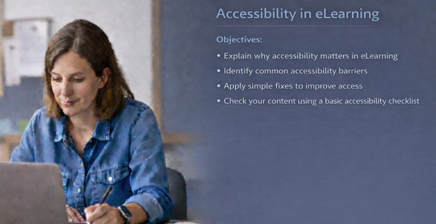 Accessibility in eLearning