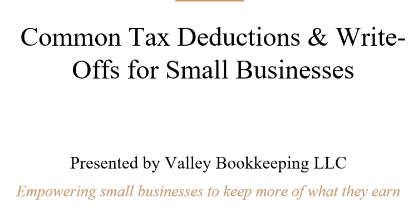 Top 10 Common Tax Deductions for Small Businesses