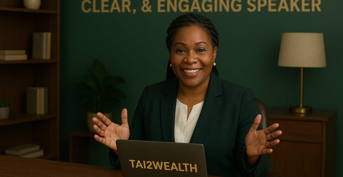 Goal – Become a Confident, and Engaging Speaker