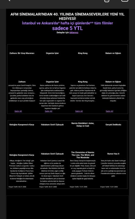 Bu Hafta Vizyona Girecek Yeni Filmler:) 
