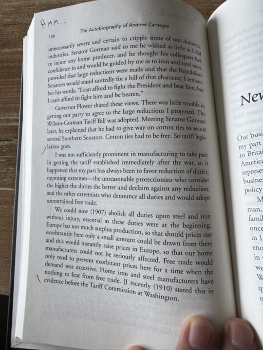 Andrew Carnegie | Notas varias..