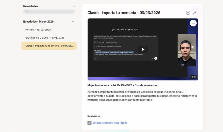 Importa tu memoria de ChatGPT a Claude en menos de 5 minutos