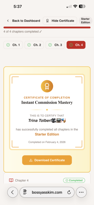 Certificate Secured ✅