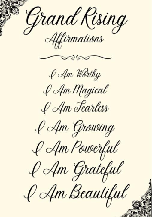 ✨ Grand Rising Affirmation ✨