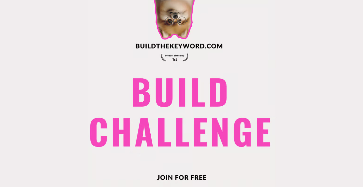 Build the Keyword Challenge