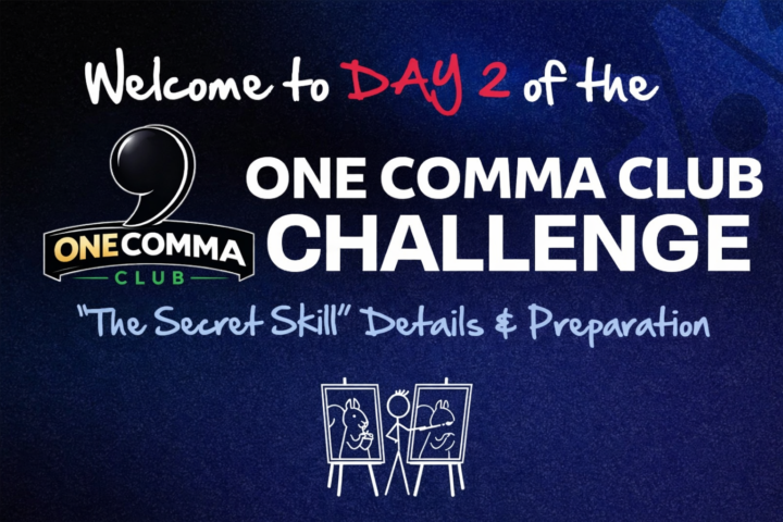 DAY 2 – ONE COMMA CLUB 🚀