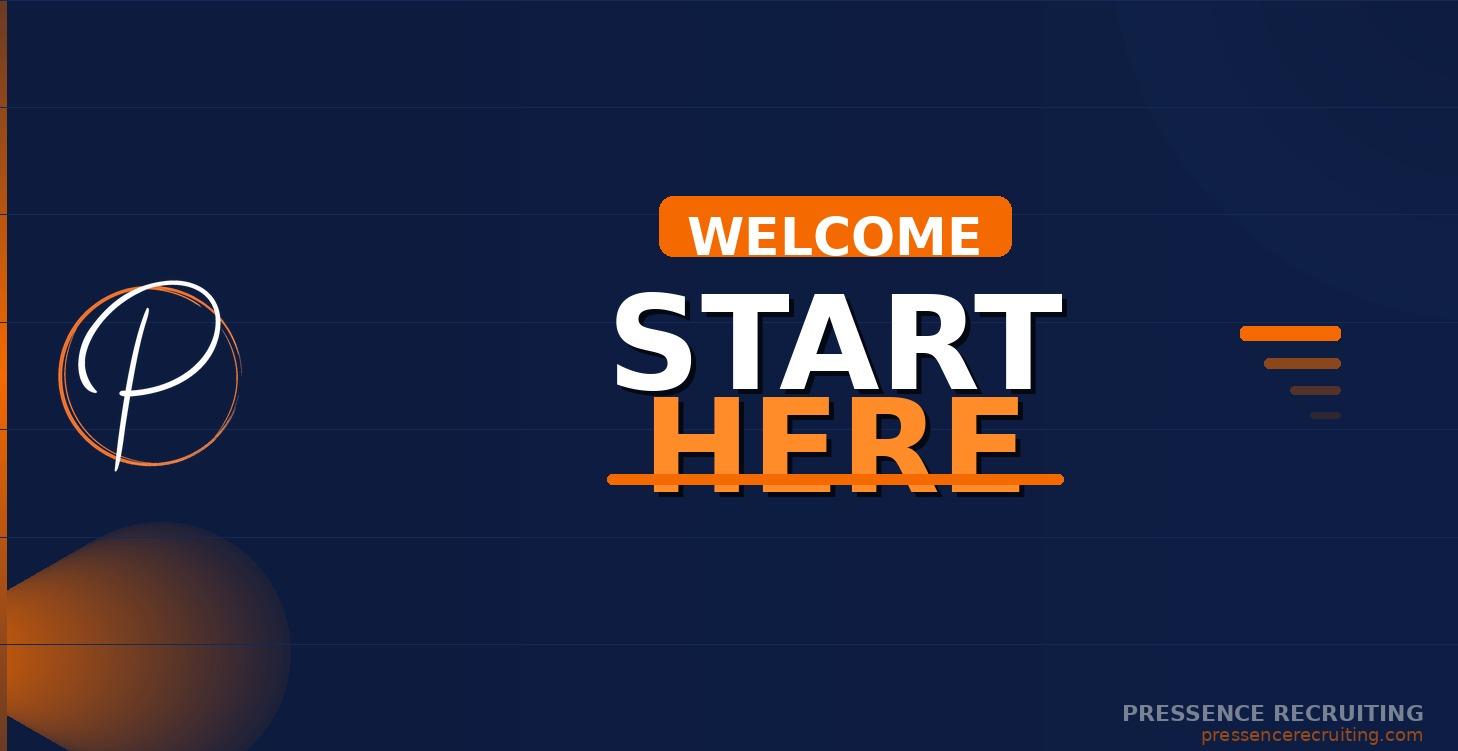 Welcome Start Here
