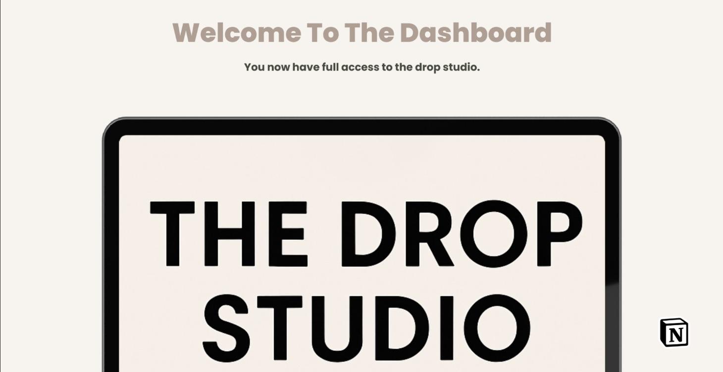 the drop studio.
