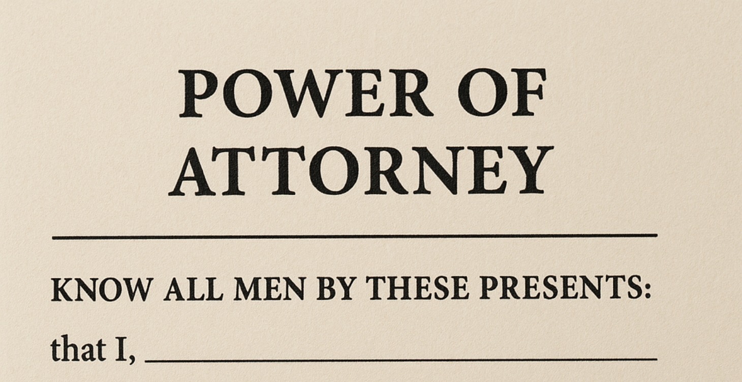 POWER OF ATTORNEY PROCESS