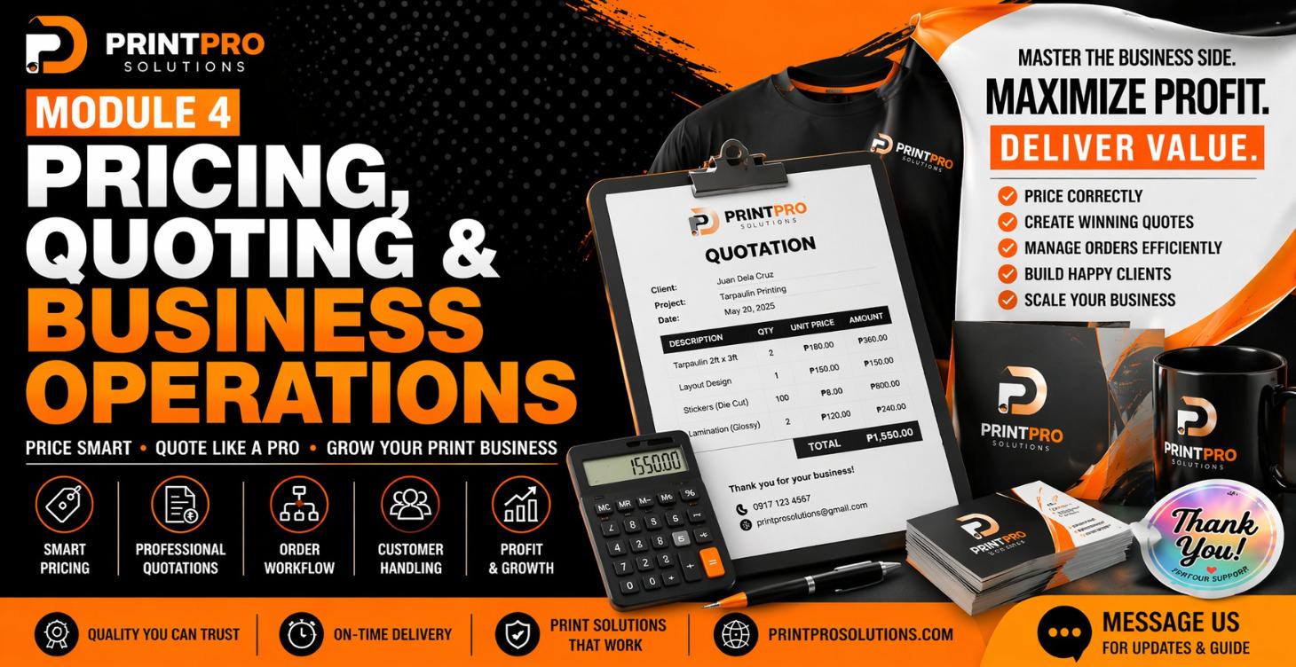 Module 4: Pricing, Quoting & Business Operations
