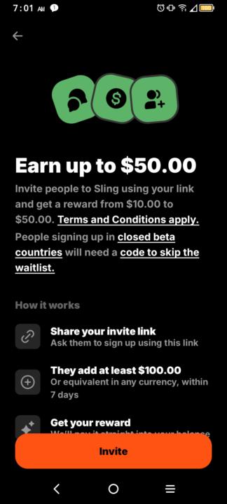 Earn up to $50 in referrals.