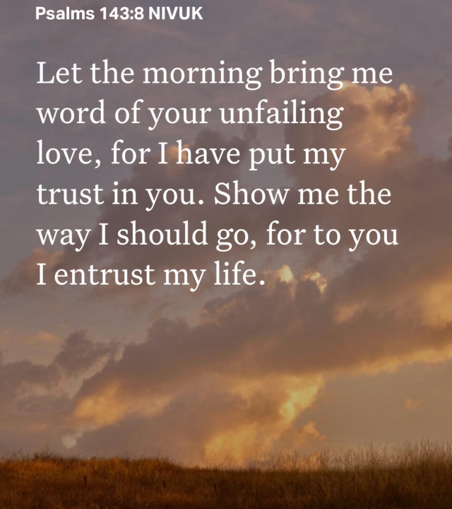 When you wake up in the morning...