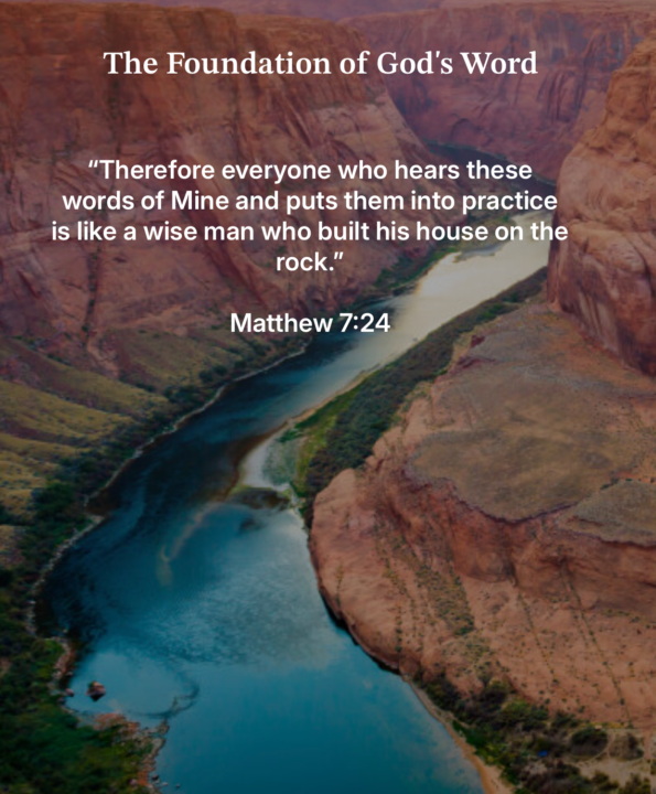 Jesus as our Foundation Stone....How do we build on our foundation daily with Jesus?
