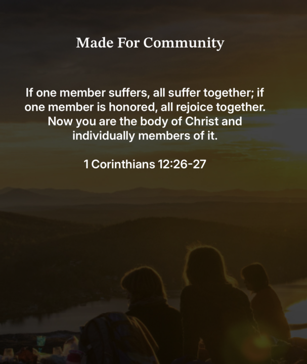 Are you made for Christian community?