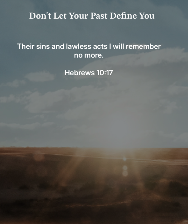 Leave the past behind...