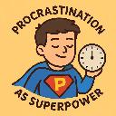 Logo Prokrastination als Superkraft