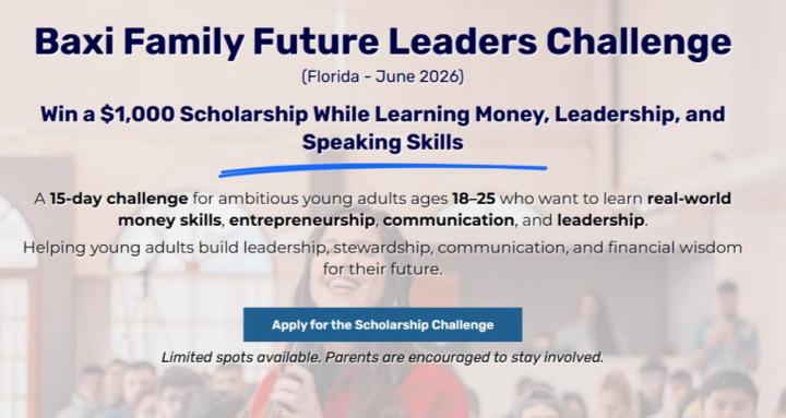 Baxi Scholarship Challenge