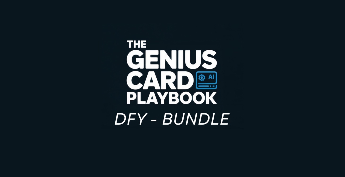 The Genius Card Playbook - DFY Bundle