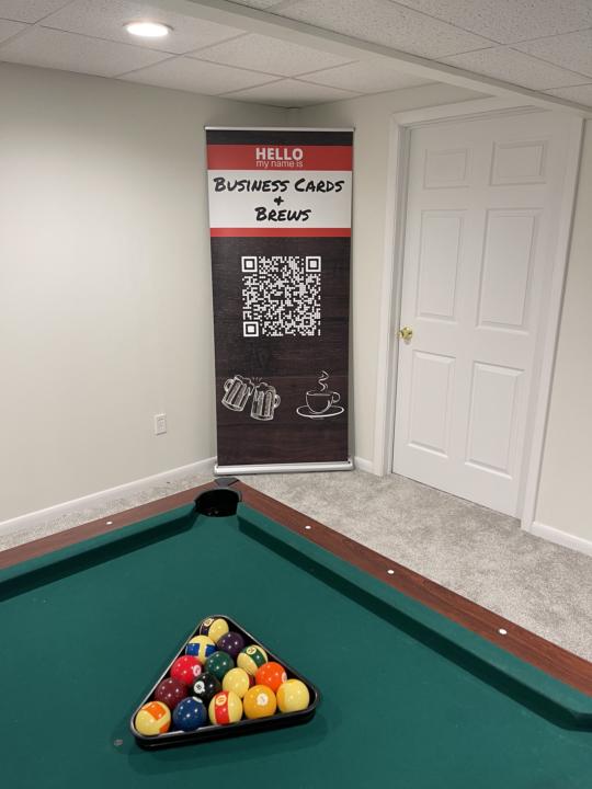 Behold! Our AI Powered Retractable MeetUp Banner