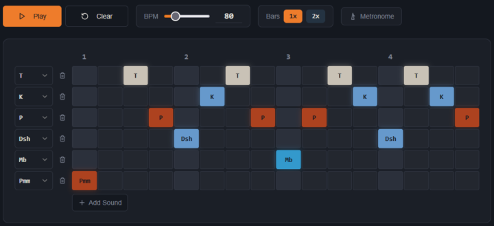 LEVEL UP - Beatbox Pattern Maker