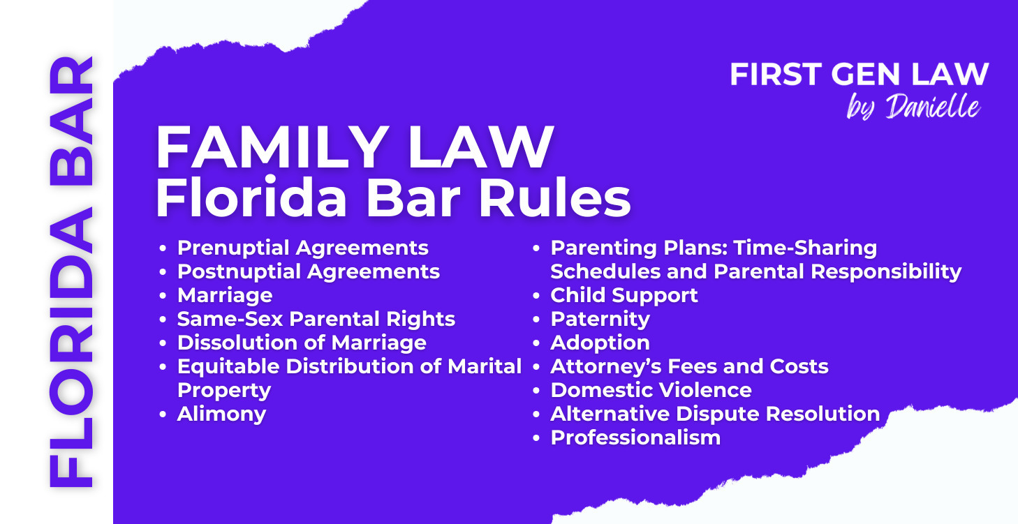 Family Law - Florida Bar Rules