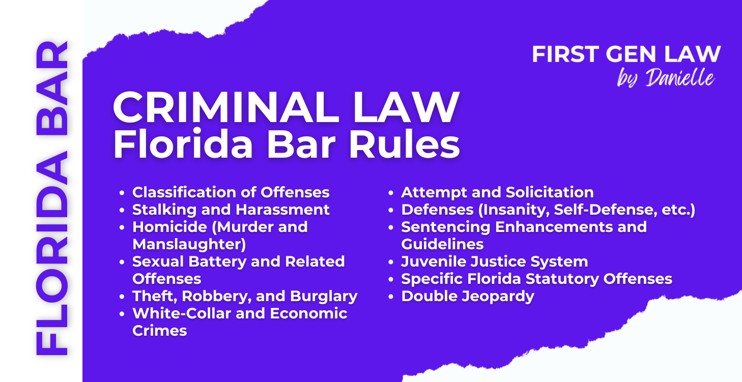 Criminal Law - Florida Bar Rules