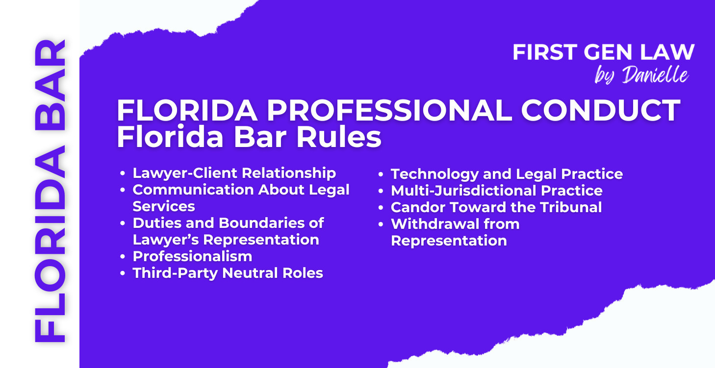 Florida Professional Conduct - Florida Bar Rules