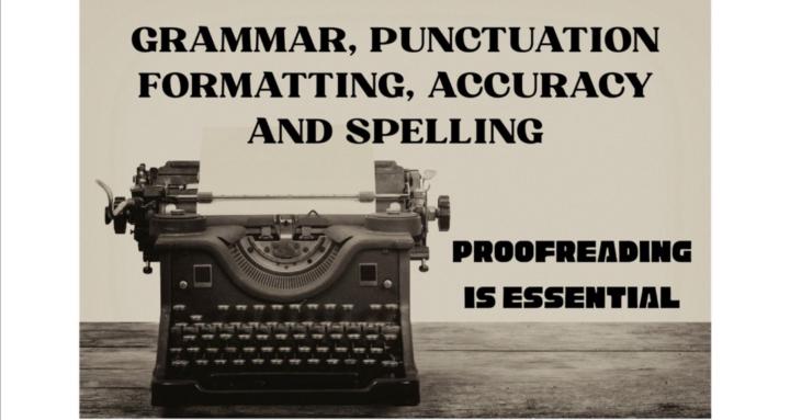 PROOFREADING MECHANICS