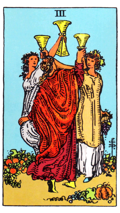 Tarot Wisdom: The 3 of Cups