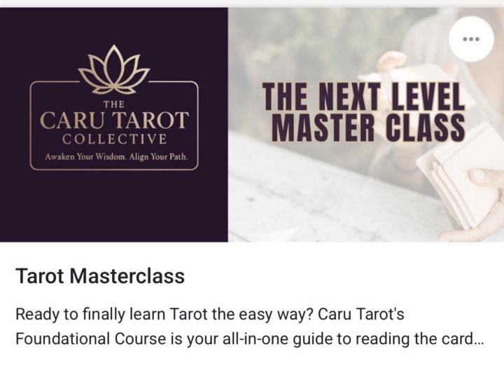 Tarot Masterclass Update