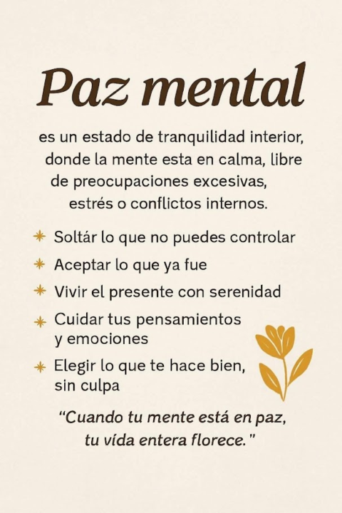 paz mental